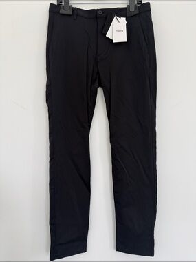 Theory Men's Slim Black Dress Trousers